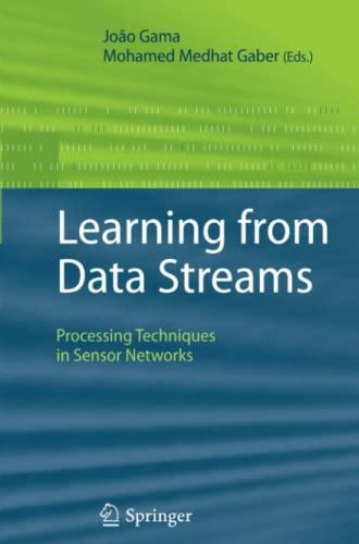 Learning from Data Streams: Processing Techniques in Sensor Networks