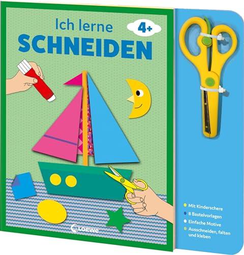 Ich lerne schneiden (Boot): Bastelbuch mit kindersicherer Schere für Kinder ab 4 Jahren