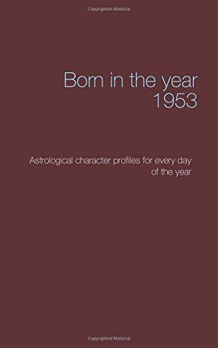 Born in the year 1953: Astrological character profiles for every day of the year