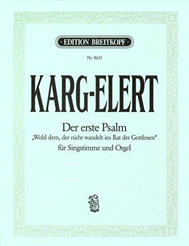 Der 1. Psalm 'Wohl dem, der da wandelt' - Breitkopf Urtext (EB 8623 )