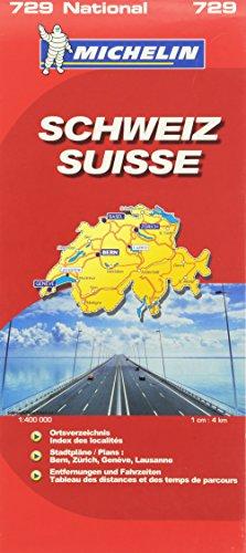 Schweiz (MICHELIN Nationalkarten, Band 729)