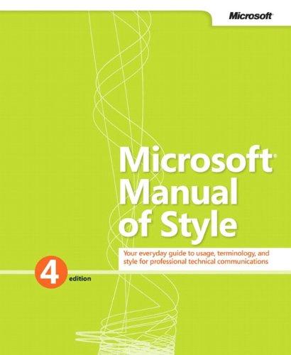 Microsoft Manual of Style