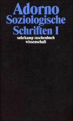 Gesammelte Schriften in 20 Bänden: Band 8: Soziologische Schriften I: BD 8 (suhrkamp taschenbuch wissenschaft)