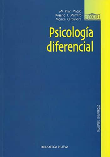 Psicología diferencial (Manuales Universidad)