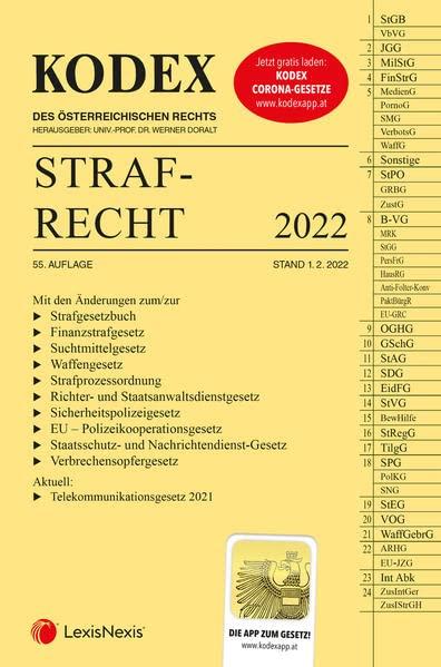 KODEX Strafrecht 2022 - inkl. App