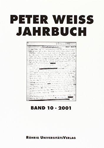 Peter Weiss Jahrbuch für Literatur, Kunst und Politik im 20. Jahrhundert / Peter Weiss Jahrbuch 8 (1999)