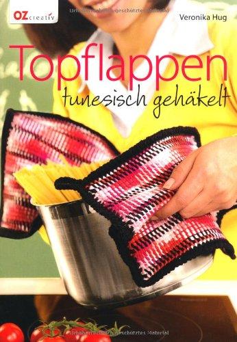 Topflappen tunesisch gehäkelt