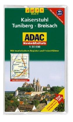 ADAC Wander- & RadKarte 09. Kaiserstuhl, Tuniberg, Breisach: Nördlicher Schwarzwald 1:30.000