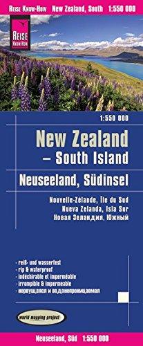 Reise Know-How Landkarte Neuseeland, Südinsel (1:550.000): world mapping project