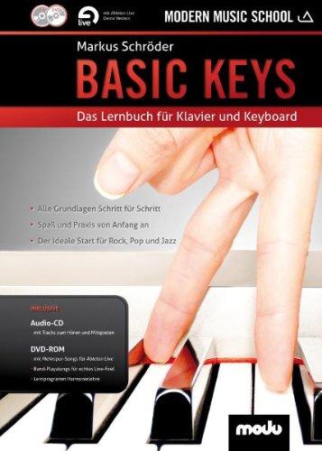 Basic Keys: Das Lernbuch für Klavier und Keyboard. Klavier (Keyboard). Lehrbuch mt CD + DVD.