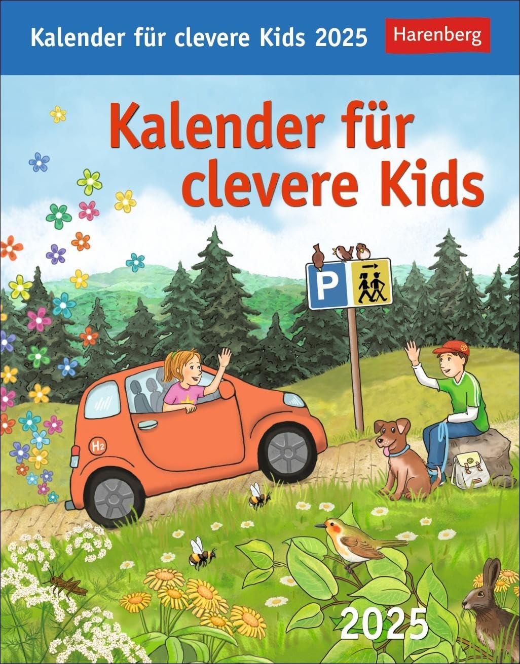 Kalender für clevere Kids Tagesabreißkalender 2025: Täglich neues Wissen für Kinder ab 8. Abreißkalender für jeden Tag, mit spannenden Fragen und kinderleichten Erklärungen