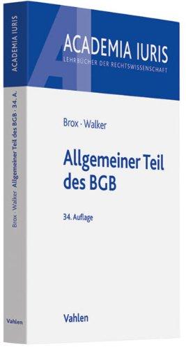 Allgemeiner Teil des BGB