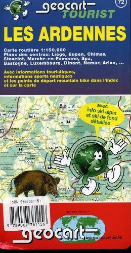 Ardennes Tourist Map and Guide