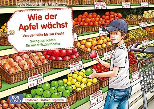 Wie der Apfel wächst. Von der Blüte bis zur Frucht: Sachgeschichten für unser Erzähtheater. Entdecken. Erzählen. Begreifen. Kamishibai Bildkartenset. (Sachgeschichten für unser Erzähltheater)