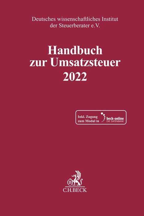 Handbuch zur Umsatzsteuer 2022 (Schriften des Deutschen wissenschaftlichen Instituts der Steuerberater e.V.)