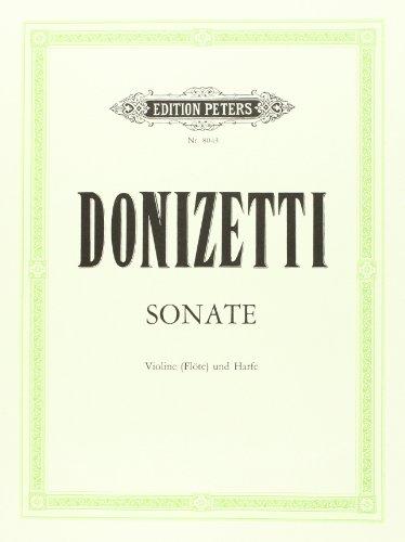 Sonata for Violin or Flute and Harp (Edition Peters)