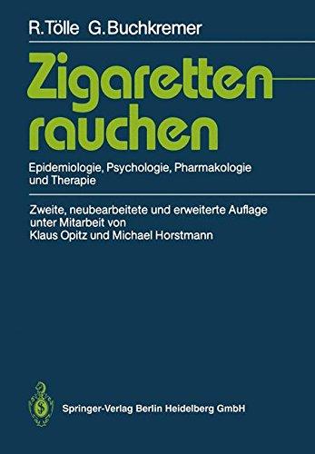 Zigarettenrauchen:Epidemiologie, Psychologie, Pharmakologie Und Therapie