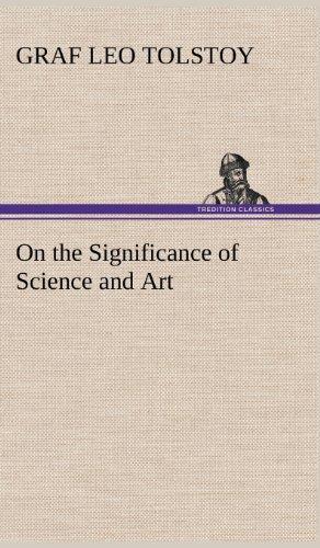 On the Significance of Science and Art