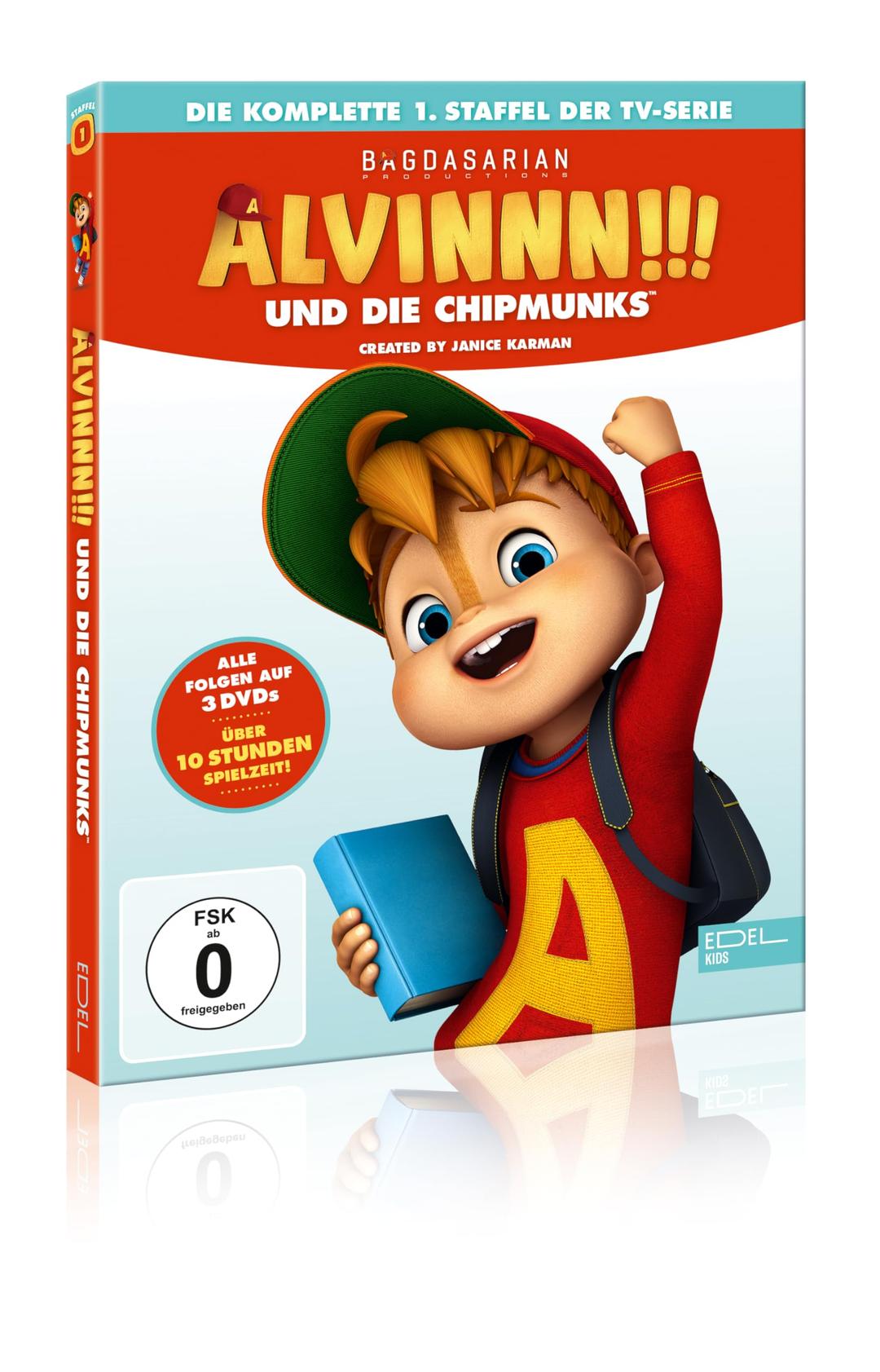 Alvinnn!!! und die Chipmunks: Die komplette 1. Staffel der TV-Serie auf 3 DVDs