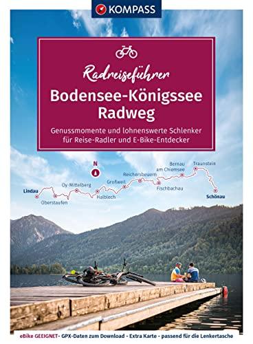 KOMPASS RadReiseFührer Bodensee-Königssee Radweg: Von Lindau ins Berchtesgadener Land mit Extra-Tourenkarte, Reiseführer und exakter Streckenbeschreibung (KOMPASS-Fahrradführer, Band 6922)