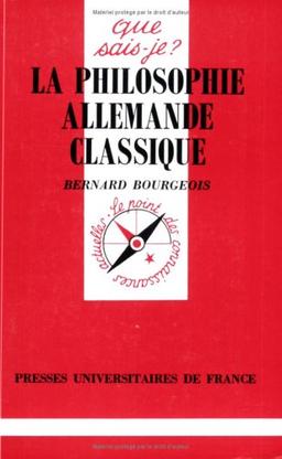 La Philosophie allemande classique