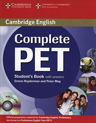 Complete PET Student's Book with Answers with CD-ROM