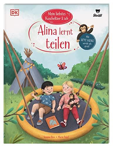 Mein liebstes Kuscheltier & ich. Alina lernt teilen: Mit Affe Koko werde ich groß! Mutmach-Geschichte für Kindergartenkinder in Kooperation mit Steiff. Für Kinder ab 3 Jahren