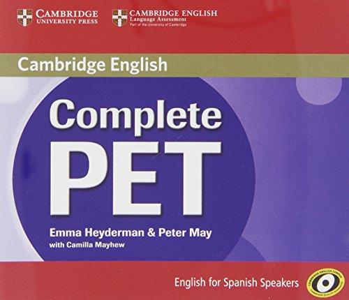 Complete PET for spanish speakers. Class audio