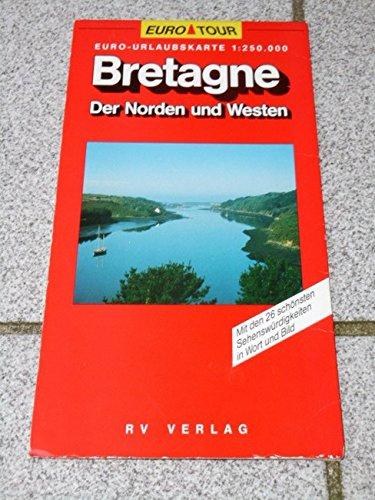 Bretagne 1 : 250 000. RV Euro Urlaubskarte (Verlag R.V. Eur)