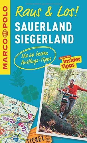 MARCO POLO Raus & Los! Sauerland, Siegerland: Guide und große Erlebnis-Karte in praktischer Schutzhülle