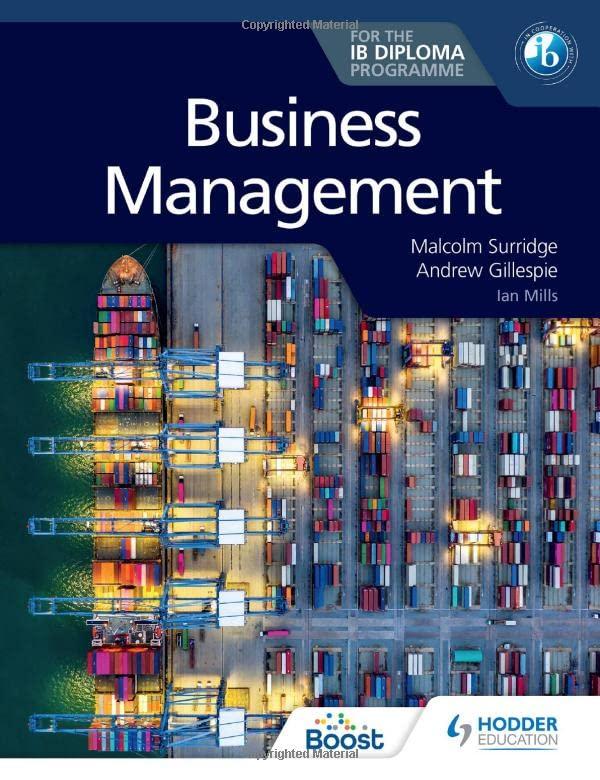 Business Management for the IB Diploma