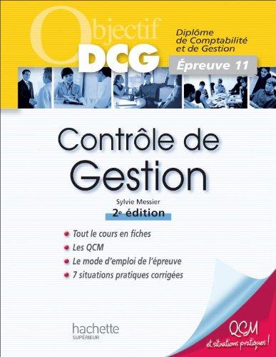 Contrôle de gestion : diplôme de comptabilité et de gestion, épreuve 11