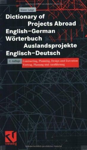 Wörterbuch Auslandsprojekte Englisch-Deutsch