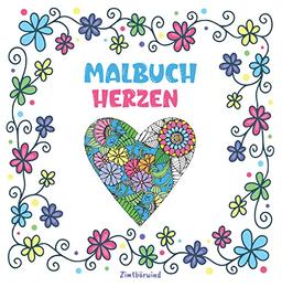 Mandala Malbuch für Erwachsene und Kinder ab 10 Jahren mit Blumen und Herzen: 30 wunderschöne florale Mandalas zum Ausmalen