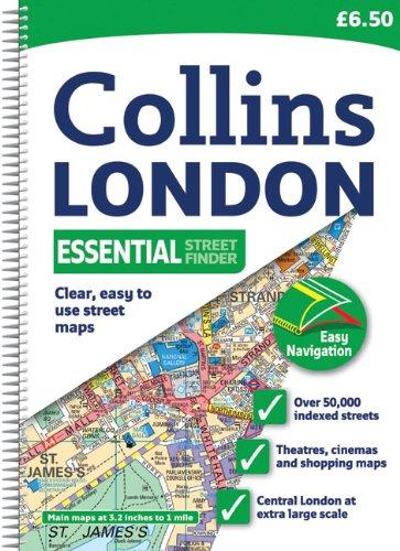 Collins London Essential Street Finder (Street Atlas)