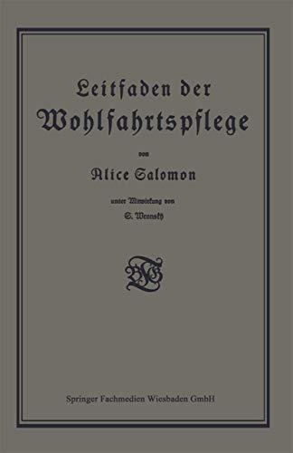 Leitfaden der Wohlfahrtspflege (German Edition)