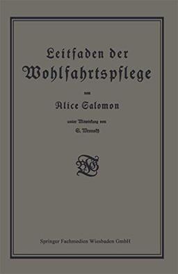 Leitfaden der Wohlfahrtspflege (German Edition)