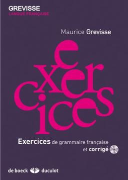 Exercices de grammaire française et corrigé