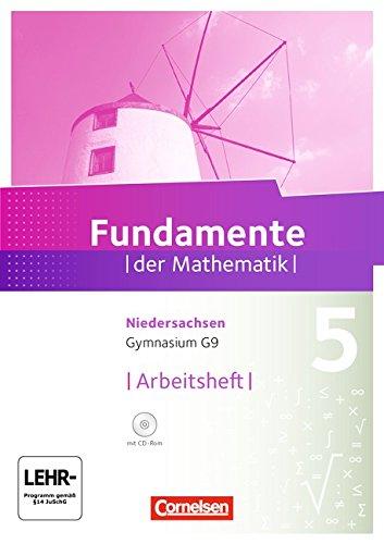 Fundamente der Mathematik - Gymnasium Niedersachsen: 5. Schuljahr - Arbeitsheft mit eingelegten Lösungen und CD-ROM