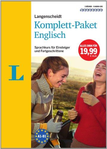 Langenscheidt Komplett-Paket Englisch - 3 Bücher mit 8 CDs: Der Sprachkurs für Einsteiger und Fortgeschrittene