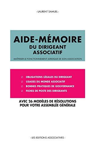 Aide-mémoire du dirigeant associatif