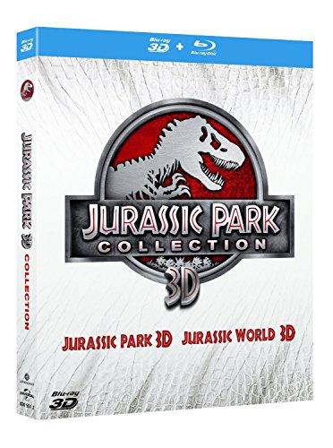 jurassic park (2d e 3d) / jurassic world (2d e 3d) (2 blu-ray 3d+2 blu-ray)