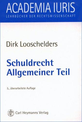 Schuldrecht Allgemeiner Teil