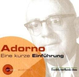 Adorno. Eine kurze Einführung