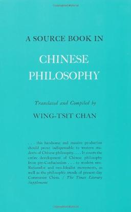 A Source Book in Chinese Philosophy (Princeton Paperbacks)