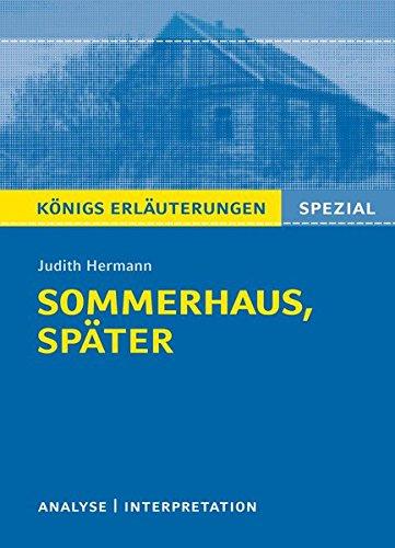 Sommerhaus, später von Judith Hermann. Königs Erläuterungen Spezial: Textanalyse und Interpretation mit ausführlicher Inhaltsangabe