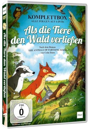 Als die Tiere den Wald verließen - Remastered Komplettbox - Die Kult/Animationsserie nach dem Roman von Colin Dann - OT: The animals of farthing wood [6 DVDs]