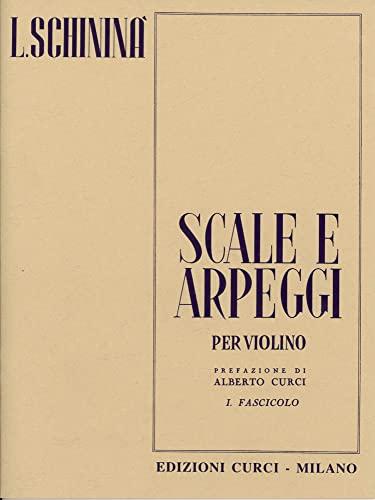 Scale E Arpeggi Vol. 1 - Violin - Buch