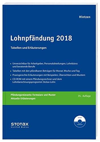 Lohnpfändung 2018, Tabellen und Erläuterungen