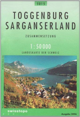 Swisstopo 1 : 50 000 Toggenburg / Sarganserland: Zusammensetzung (National Map Composite)